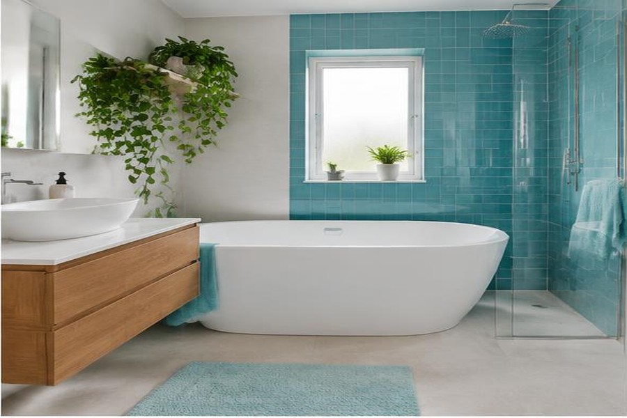 Freshly cleaned bathrooms