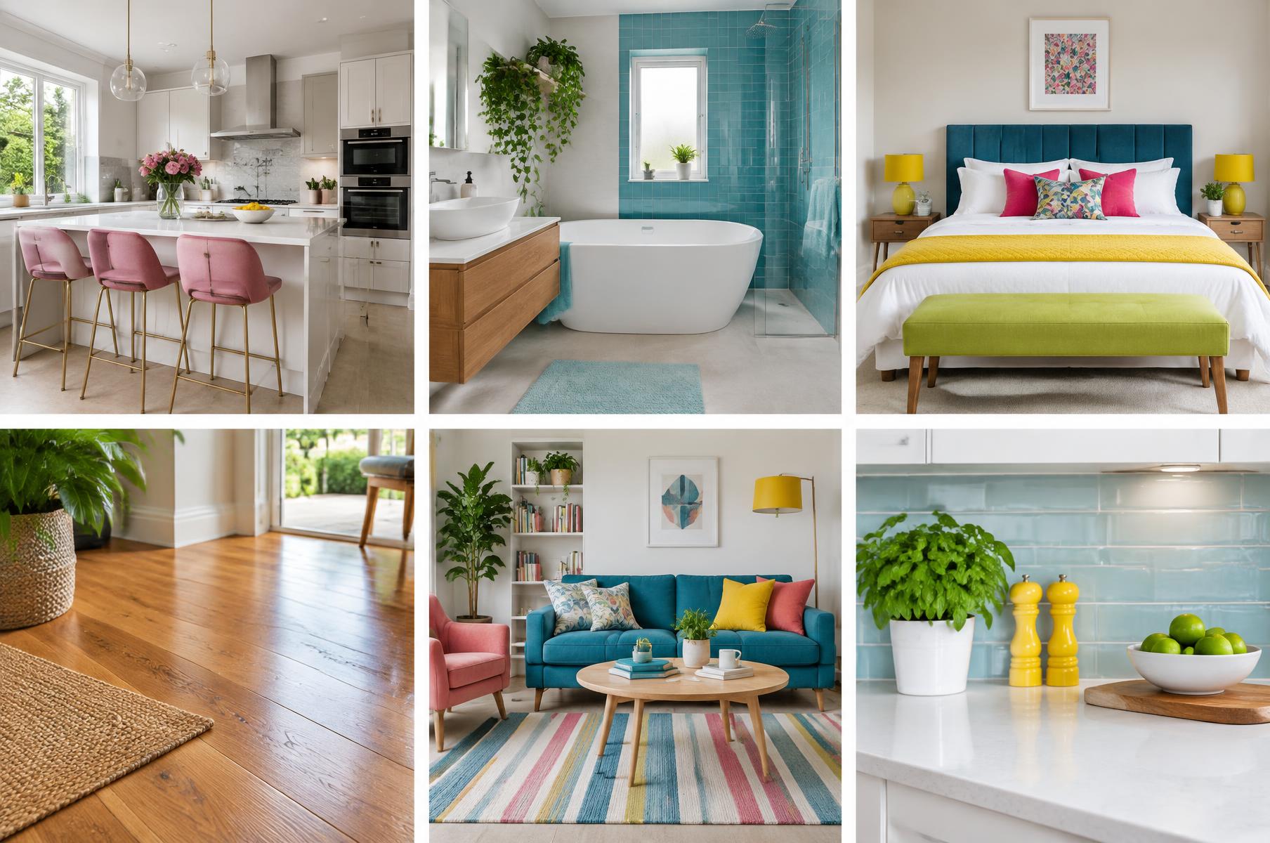 Gallery of bright and freshly cleaned home interiors