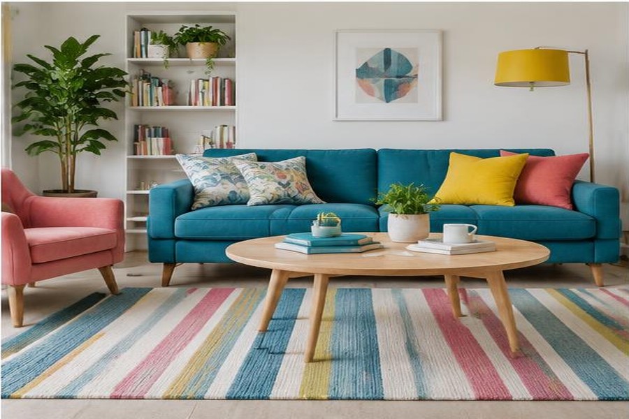Freshly cleaned living rooms
